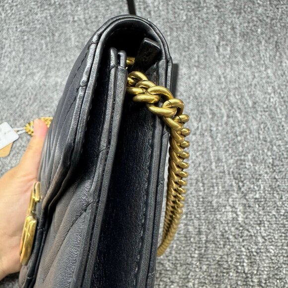 Gucci Marmont Leather Shoulder Bag 650-081425 - Picture 5 of 14